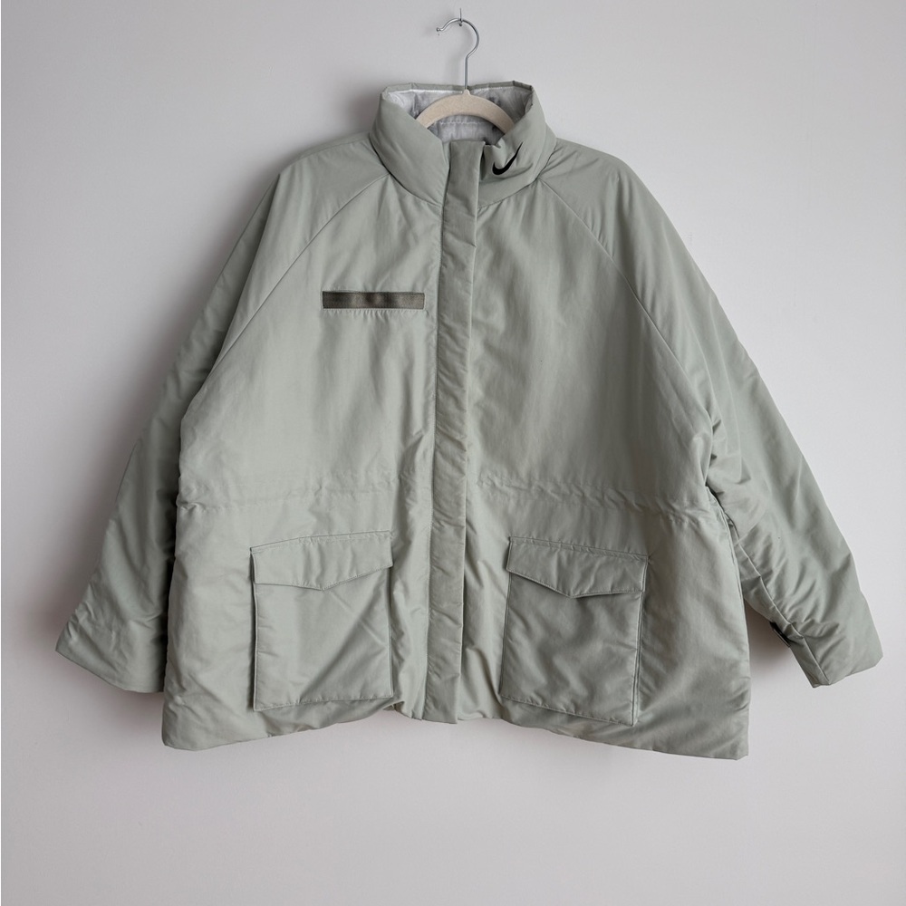 Nike Light Sage Green Women's Puffer Coat